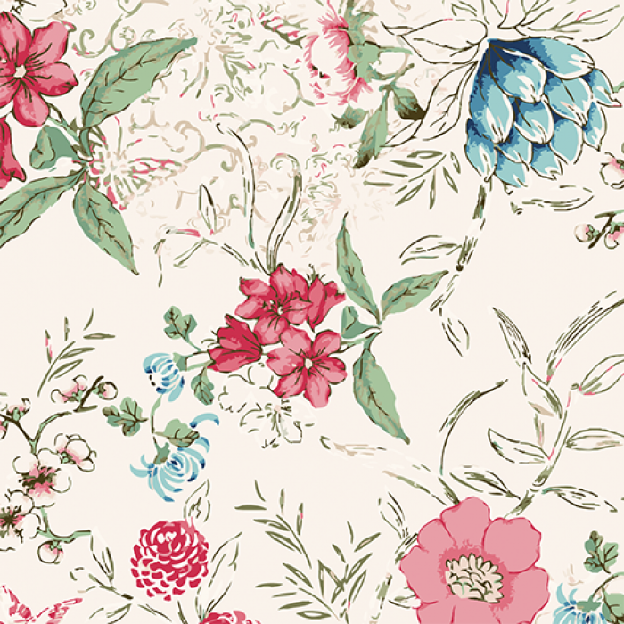 Watercolor Pop of Floral Pattern - Sample Kit - Sample Kits - Search Art