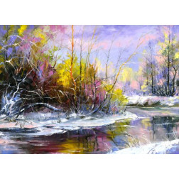 The wood river on a decline
