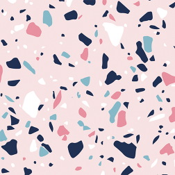 Confetti Pattern - Sample Kit-Colorful with pink background