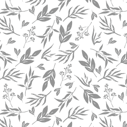 Leaves and Stems Pattern - Sample Kit-Gray