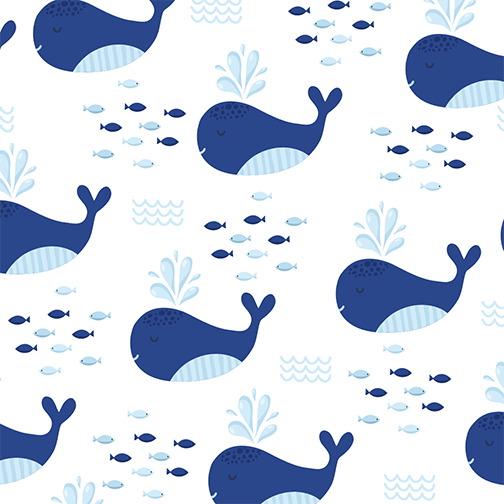 whale wallpaper pattern